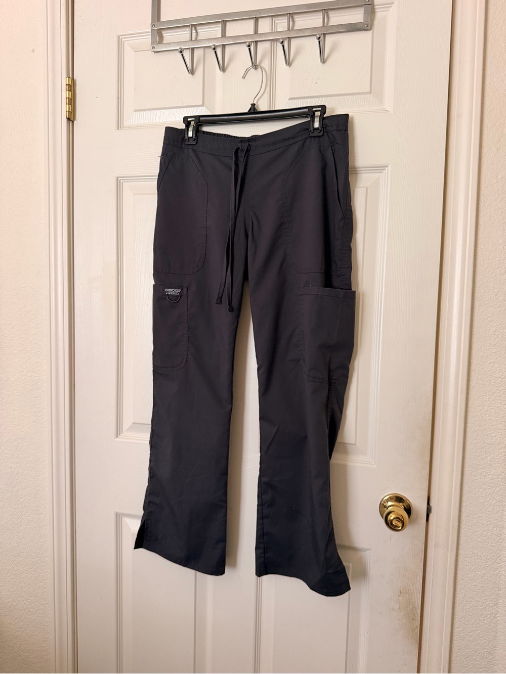 Cherokee Women's Straight-Leg Scrub Pants - Charcoal